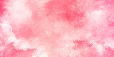 Beautiful watercolor art background. Pink and yellow shades aquarelle painted paper textured stain element for text design, Watercolor texture for cards, flyers, poster, banner background.