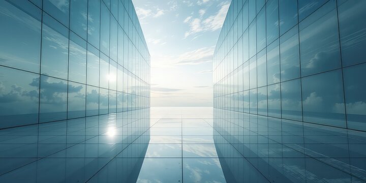 Reflected Skies in Modern Architecture Creates a Sense of Openness and Possibility with Light Filled Contemporary Design