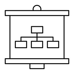 Organizational Chart outline icon