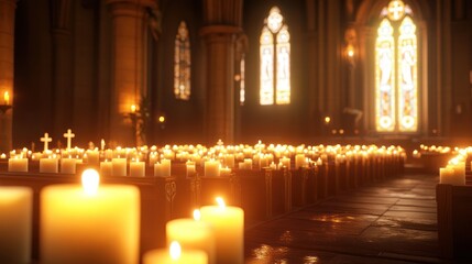 A Church Filled with Candles