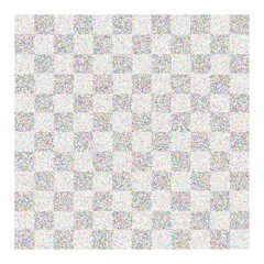 Transparent background with Abstract checkerboard pattern with a pixelated effect