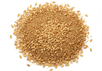 Sesame seeds and semolina granules mixture