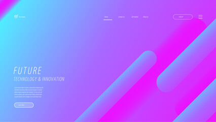 Modern Abstract Design Featuring Futuristic Technological Elements and Gradient Colors