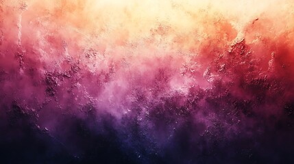 Fototapeta premium Abstract art textured background warm to cool tones pink purple orange
