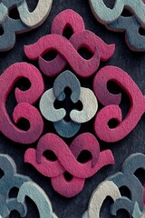 Seamless strokes pattern in Arabian style