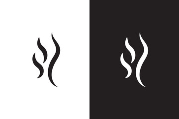 Smoke Icon. Steam Icon. Smell Icon. Aromas vaporize icons. Vector Illustration. Vector Graphic. EPS 10