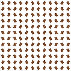 Seamless Pattern Chocolate Bars Background Design