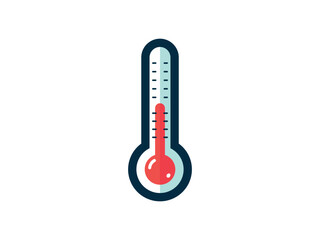 Thermometer Icon Sign Graphic Illustration, Temperature Logo Symbol