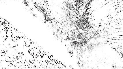 Abstract Black and White Grunge Texture with Speckled and Streaked Patterns Ideal for Backgrounds or Overlay Effects Distressed Design Element with High Contrast Monochrome Visuals