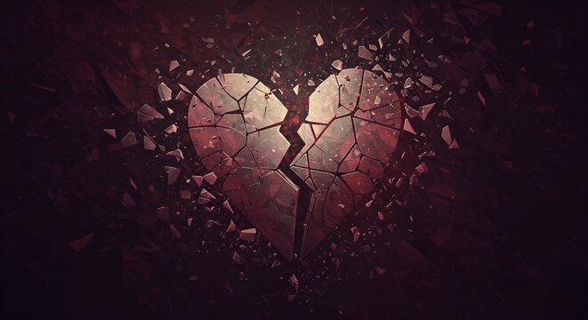 Abstract Surreal Representation of Accusation and Broken Trust