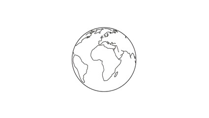 earth globe animation