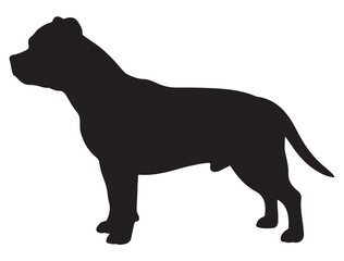 STAFFORDSHIRE DOG SILHOUETTE