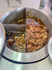 Slide Stewed beef at noodle shop. local tradition style