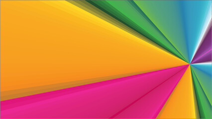 Vibrant Rainbow Color Burst Abstract Background Design