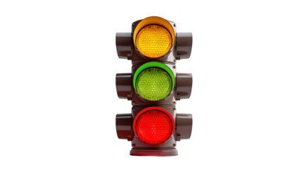 Traffic Light Signals Red Yellow Green Stop Go Safety