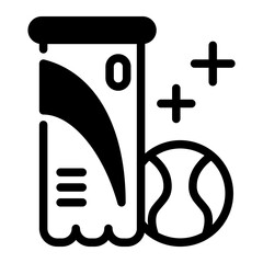This Padel Ball Tube icon is suitable for Padel, Racket Sport, etc