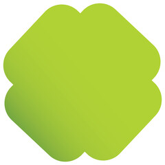 Abstract Green Organic Shape