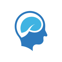Mind expansion logo icon illustration for positive mindset and awareness goals