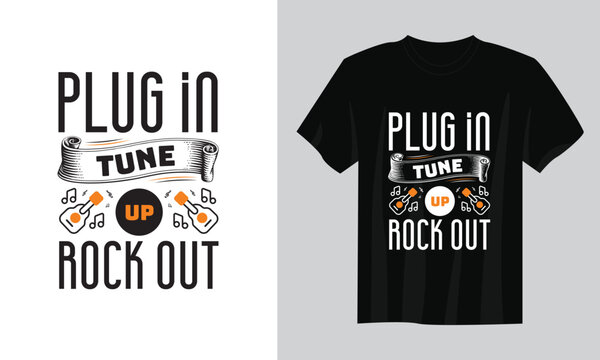 Music T Shirt Design