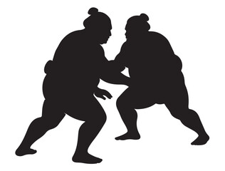  SUMO WRESTLER SILHOUETTE