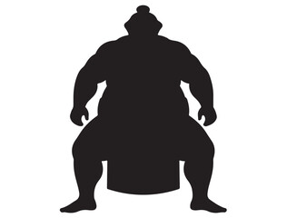  SUMO WRESTLER SILHOUETTE