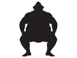  SUMO WRESTLER SILHOUETTE