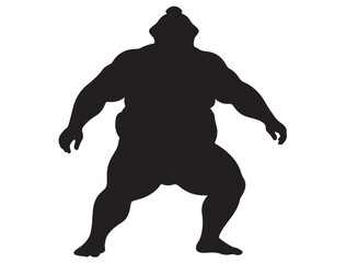  SUMO WRESTLER SILHOUETTE