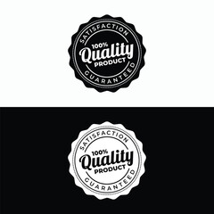 Quality product tag label emblem