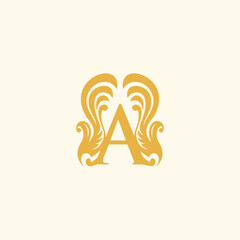 gold letter A kingdom logo