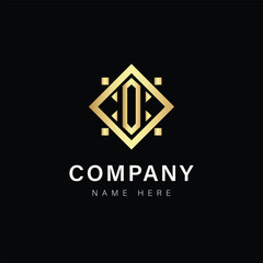 Abstract company logo vector with star and house shape for business and branding design