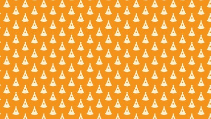 Vector seamless party baloon cake poppers pattern multicolored