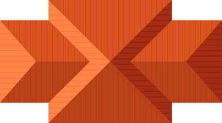 House Top View Illustration