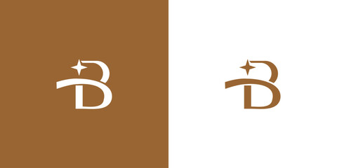 Creative Abstract B Letter Monogram Logo, Illustration, Design Inspiration, Vector, Icon