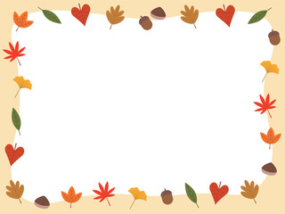 Obraz premium Autumn Leaf Background with Assorted Fall Foliage