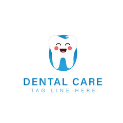 Tooth logo design featuring a clean dental icon symbolizing health care and dentistry for dental services and medical branding