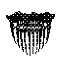 Dark Aesthetic Dithering Graphic Element