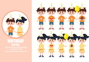 Birthday Kids Character