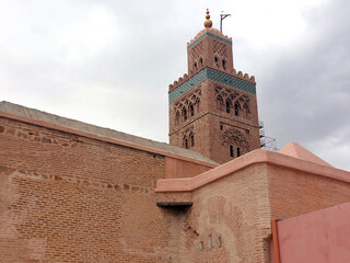 Koutobia mosque, Islamic landmark, Marrakesh, Morocco