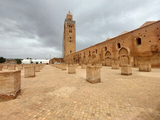 Koutobia mosque, Islamic landmark, Marrakesh, Morocco