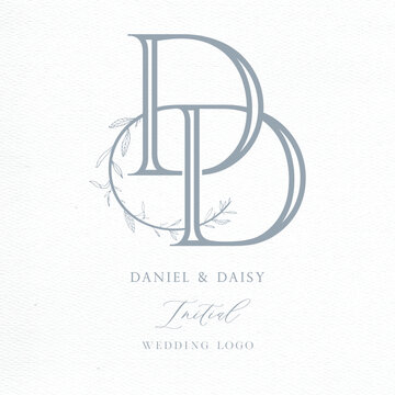DD Initial Wedding Logo Monogram