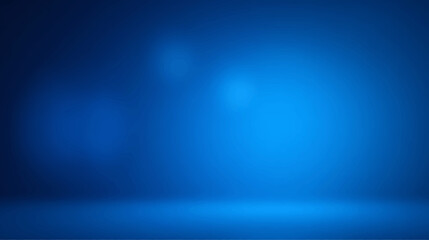 Fototapeta premium Abstract blue light design with flowing motion and blurry glow