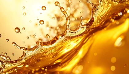 Golden Liquid Splash. (1)