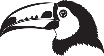 TOUCAN BIRD SILHOUETTE