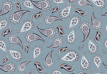 Naklejka premium Paisley pattern 