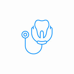 dental health icon sign vector