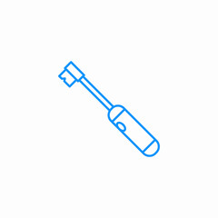 electric toothbrush icon sign vector