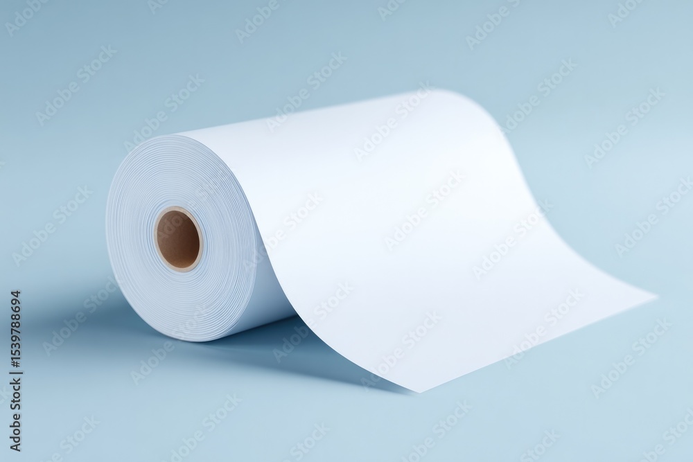 Poster minimalistic flyer mockup lies on plain background its edges casting soft shadows to emphasize its c