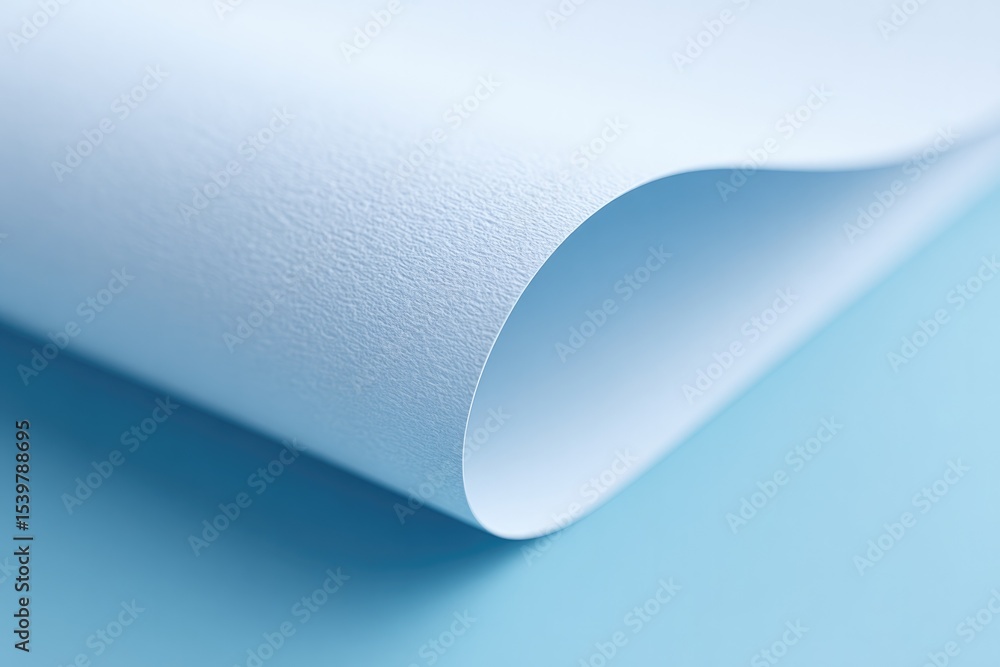 Aufkleber minimalistic flyer mockup lies on plain background its edges casting soft shadows to emphasize its c