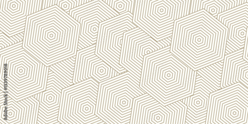 Poster geometric lines seamless pattern. golden vector texture with thin diagonal stripes, lines, chevron, 