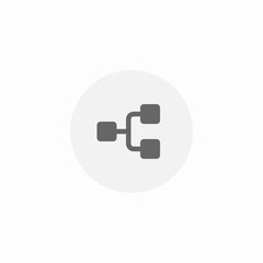 product distribution icon sign vector